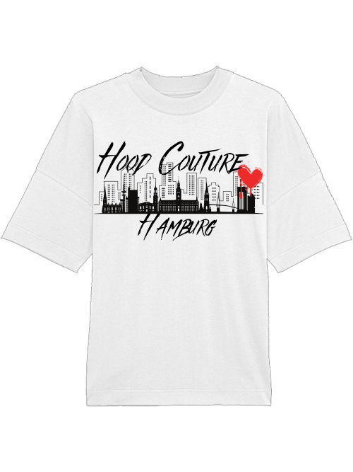 Oversized Unisex Premium T-Shirt "Hood Couture Hamburg"