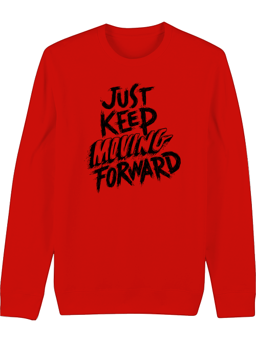 Premium Unisex Crew Neck Sweatshirt "Keep Moving Forward"