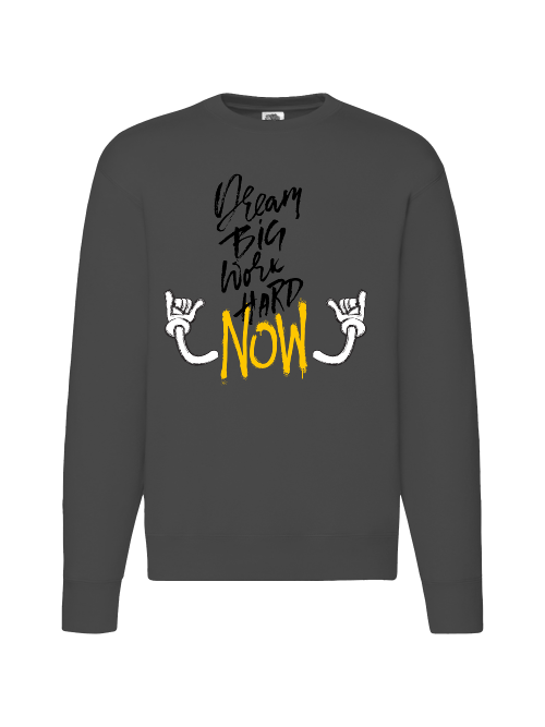 Premium Unisex Crew Neck Sweater Modell 2 "Dream BIG"