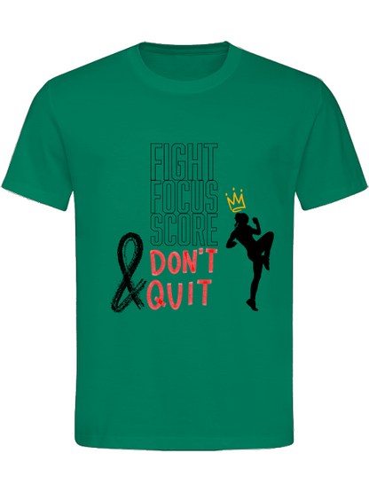 Classic Unisex T-Shirt "Fight.Focus.Score. Woman"