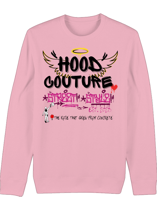 Premium Unisex Crew Neck Sweatshirt "Hood Angel"