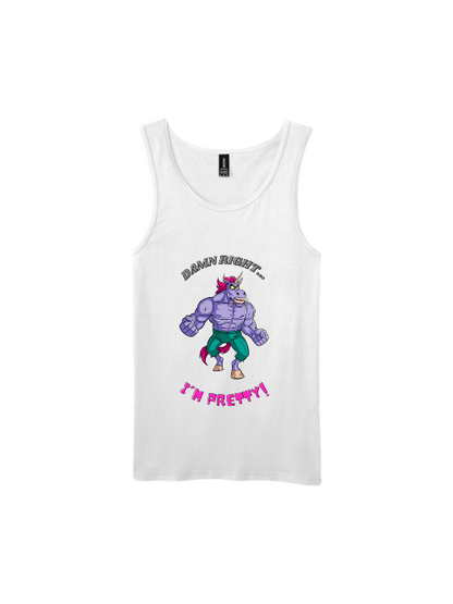 Premium Softstyle Tank Top Men "Damn Right I´m Pretty!"