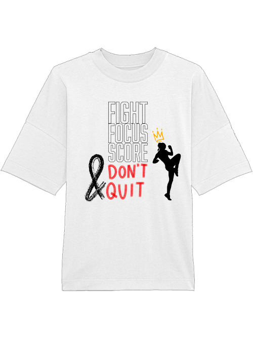 Oversized Unisex Premium T-Shirt "Fight.Focus.Score. Women"