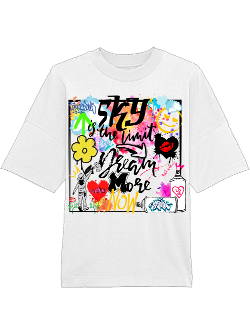 Oversized Unisex Premium T-Shirt "Sky Is The Limit"