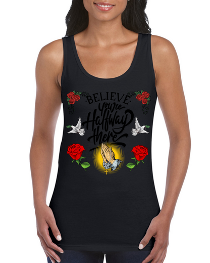 Premium Women Softstyle Tank Top "Believe."