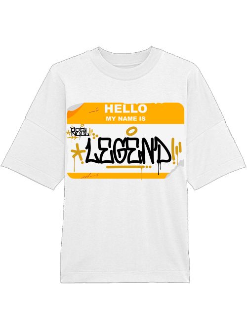 Oversized Unisex Premium T-Shirt "My Name Is Legend"