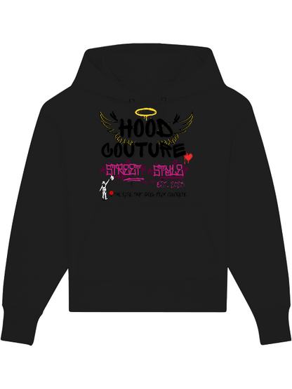 Premium Heavy Cotton Hoodie "Hood Angel The Rose"