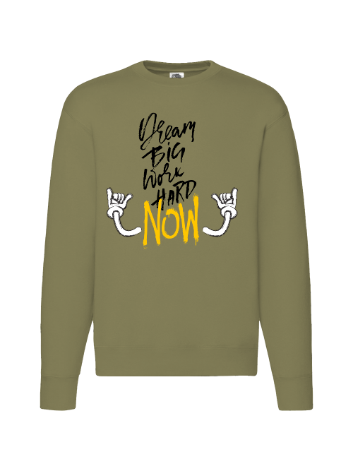 Premium Unisex Crew Neck Sweater Modell 2 "Dream BIG"