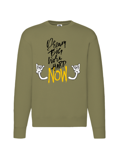 Premium Unisex Crew Neck Sweater Modell 2 "Dream BIG"