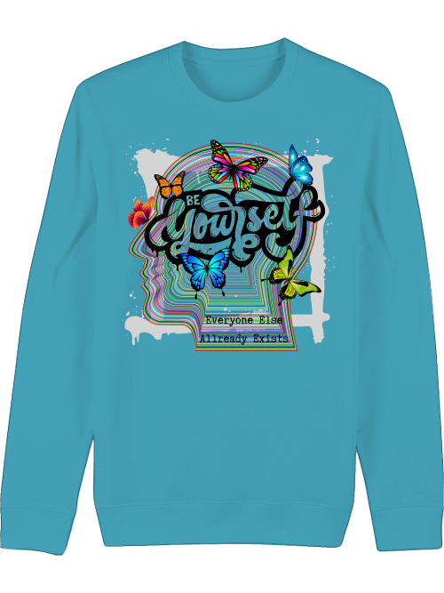 Premium Unisex Crew Neck Sweatshirt "Be Yourself"