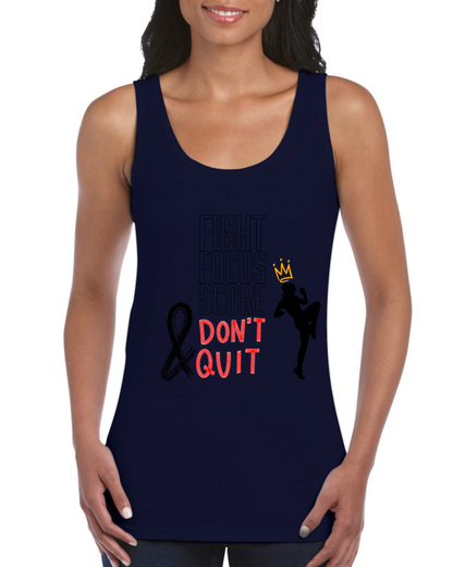 Premium Women Softstyle Tank Top "Fight.Focus.Score."