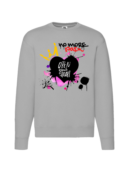 Premium Unisex Crew Neck Sweater Modell 2 "No.More.Pain."