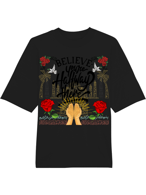 Oversized Unisex Premium T-Shirt "Believe"