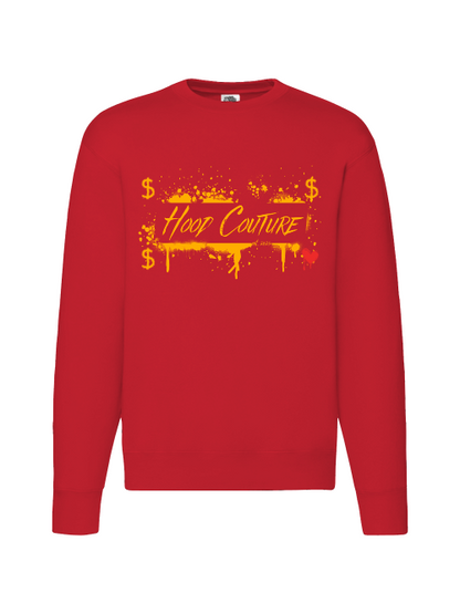 Premium Unisex Crew Neck Sweater Modell 2 "Hood Money Couture"