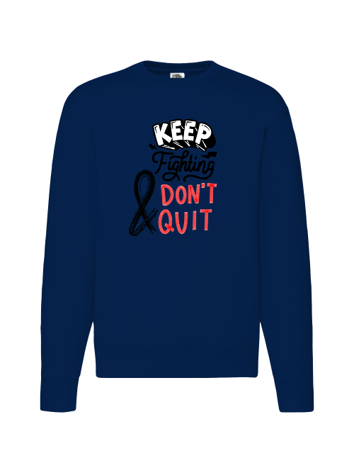 Premium Unisex Crew Neck Sweater Modell 2 "Keep Fighting"