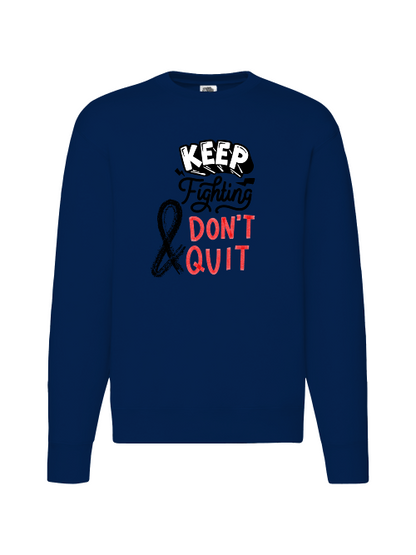 Premium Unisex Crew Neck Sweater Modell 2 "Keep Fighting"