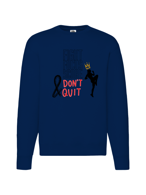 Premium Unisex Crew Neck Sweater Modell 2 "Fight.Focus.Score. Women"