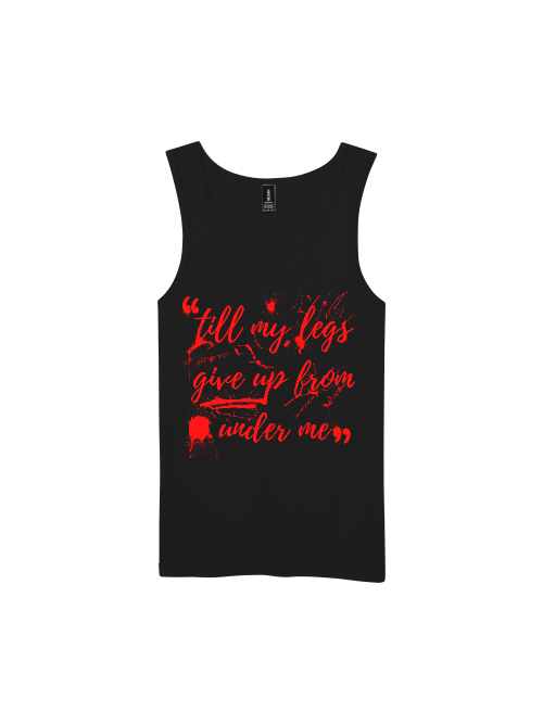 Premium Softstyle Tank Top Men "Till My Legs Give Up From Under Me"