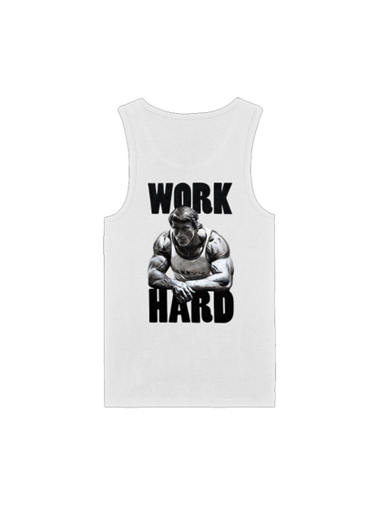 Premium Tank Top Mann "Work Hard"