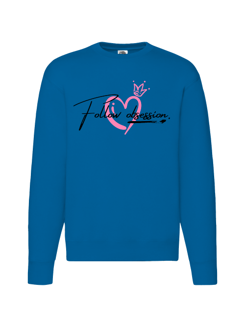 Premium Unisex Crew Neck Sweater Modell 2 "Follow Obsession Women"