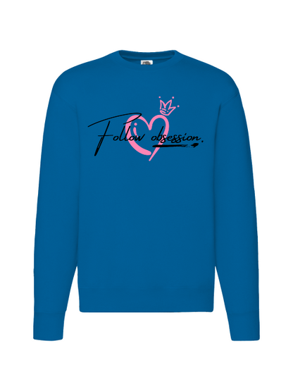 Premium Unisex Crew Neck Sweater Modell 2 "Follow Obsession Women"