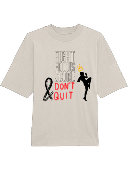 Oversized Unisex Premium T-Shirt "Fight.Focus.Score. Women"