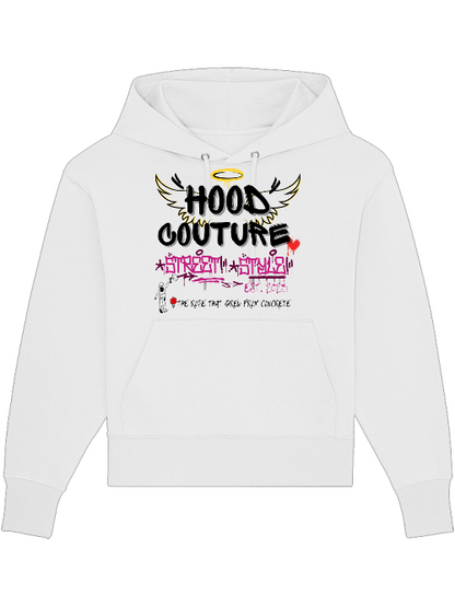 Premium Heavy Cotton Hoodie "Hood Angel The Rose"