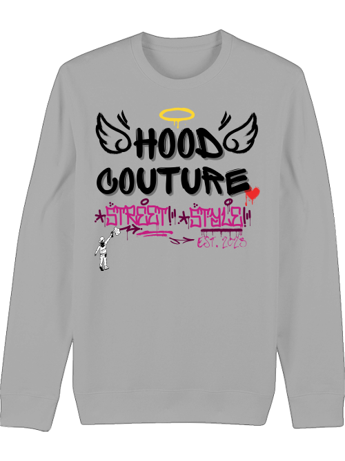 Premium Unisex Crew Neck Sweatshirt "Hood Angel Classic"