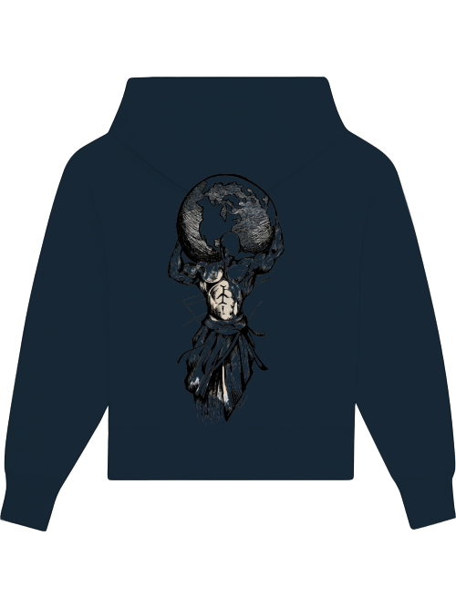 Premium Heavy Cotton Hoodie "Carry Your World"