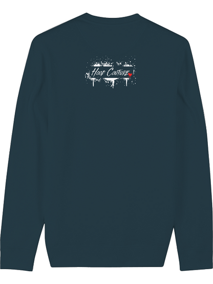 Premium Unisex Crew Neck Sweatshirt "Hood Couture Bloody Love"