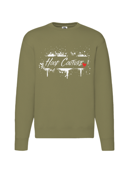 Premium Unisex Crew Neck Sweater Modell 2 "Hood Couture"