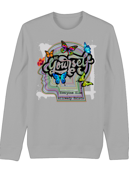 Premium Unisex Crew Neck Sweatshirt "Be Yourself"