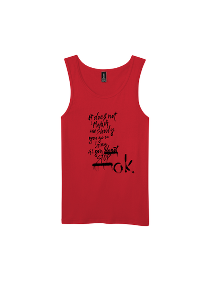 Premium Softstyle Tank Top Men "Don´t Stop. OK?"