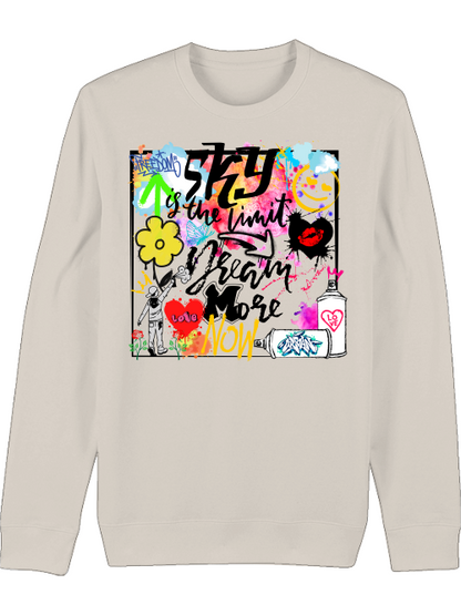 Premium Unisex Crew Neck Sweatshirt "Sky Is The Limit"