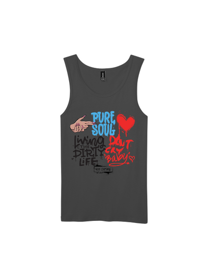 Premium Softstyle Tank Top Men "Living The Dirty Life"