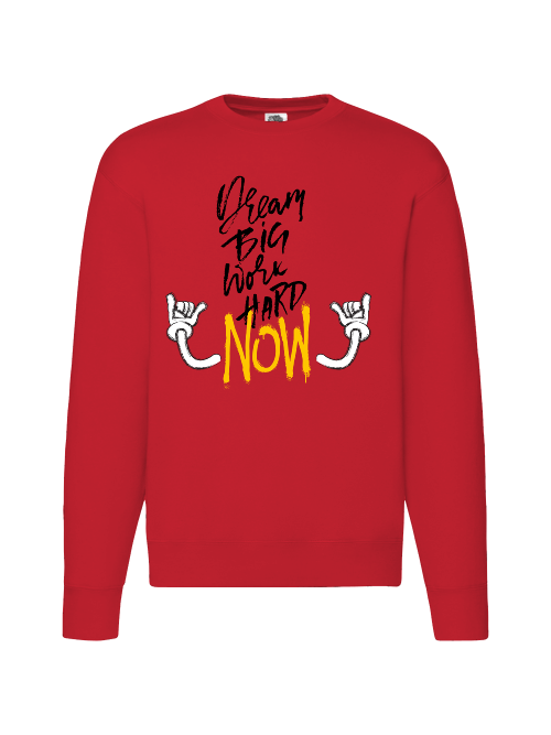 Premium Unisex Crew Neck Sweater Modell 2 "Dream BIG"