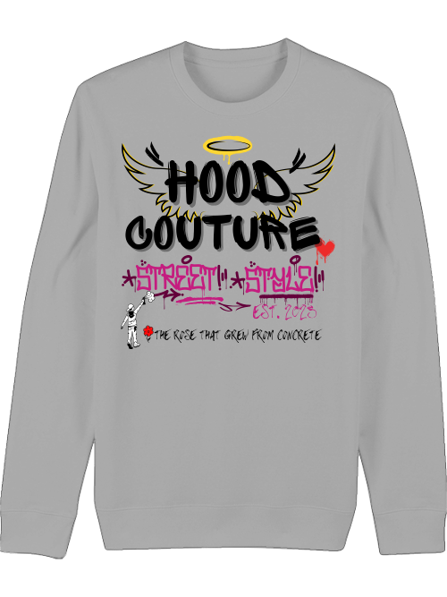 Premium Unisex Crew Neck Sweatshirt "Hood Angel"