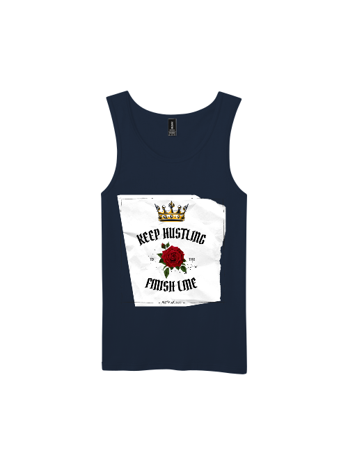 Premium Softstyle Tank Top Men "Keep Hustling"