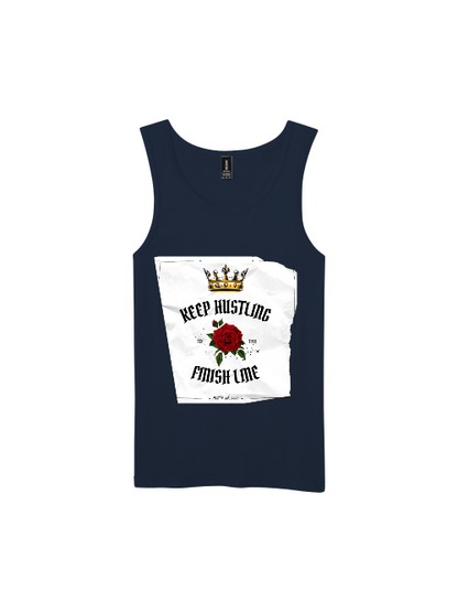 Premium Softstyle Tank Top Men "Keep Hustling"