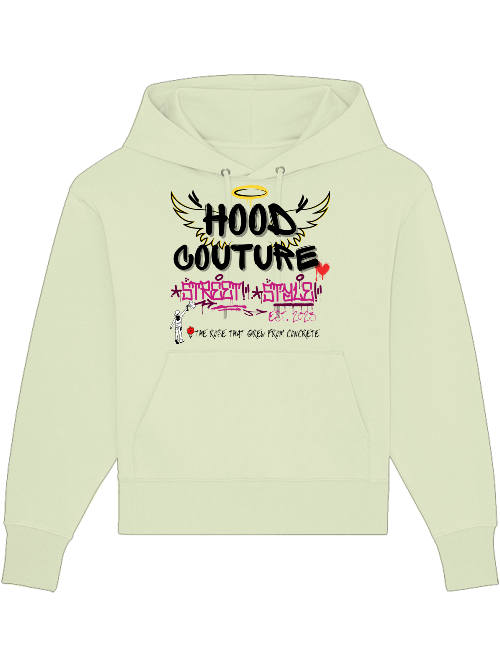 Premium Heavy Cotton Hoodie "Hood Angel The Rose"