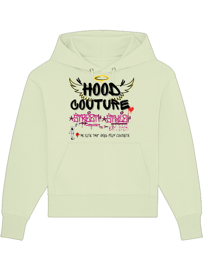 Premium Heavy Cotton Hoodie "Hood Angel The Rose"