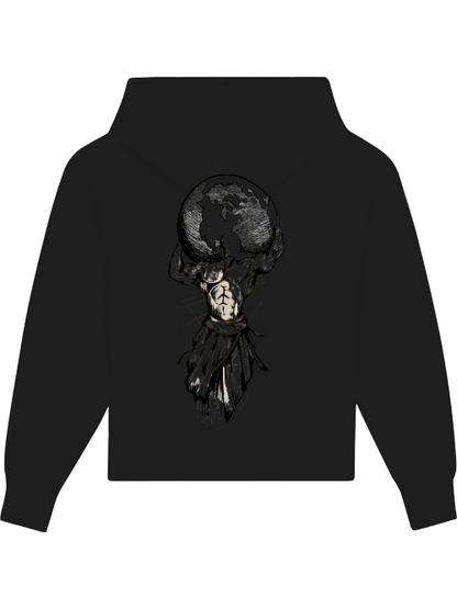 Premium Heavy Cotton Hoodie "Carry Your World"