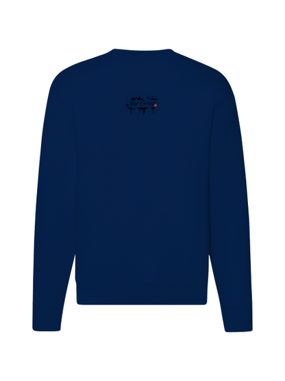 Premium Unisex Crew Neck Sweater Modell 2 "No More Pain"