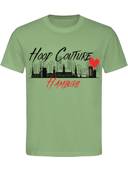 Classic Unisex T-Shirt "Hood Couture Hamburg rot"