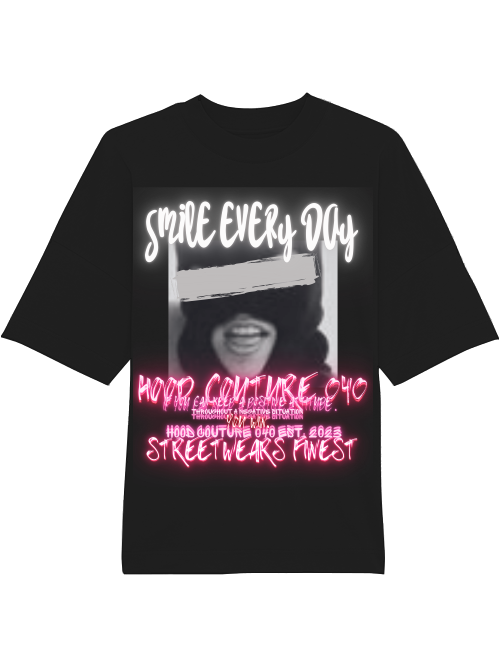 Oversized Unisex Premium T-Shirt "smile.female1"