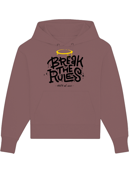 Premium Heavy Cotton Hoodie "Break The Rules"