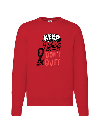 Premium Unisex Crew Neck Sweater Modell 2 "Keep Fighting"