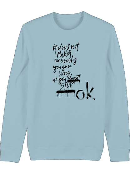 Premium Unisex Crew Neck Sweatshirt "Don´t Stop"