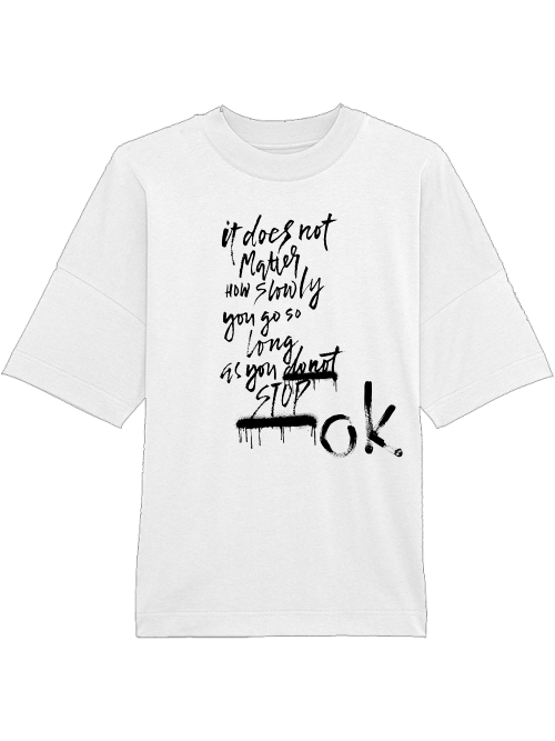 Oversized Unisex Premium T-Shirt "Dont Stop"
