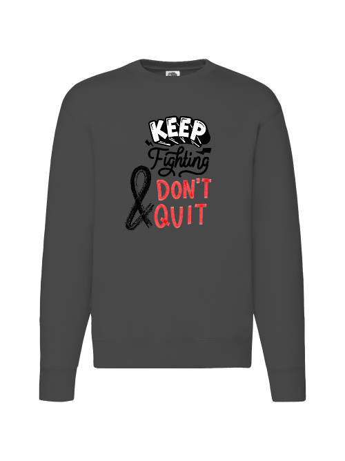 Premium Unisex Crew Neck Sweater Modell 2 "Keep Fighting"